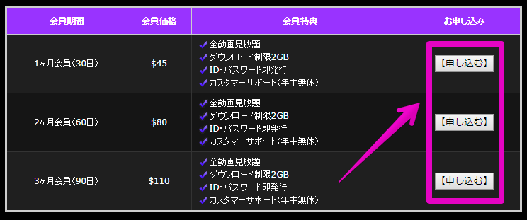 お申込み